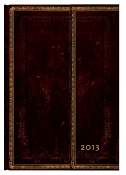 Paperblanks Dayplanner-Grande-Black Moroccan -Week at a Time-Vertical
