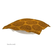 CTC Puff Ottoman replacement cover with cushion-Medallion Spice