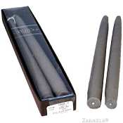Creative Candles Taper Boxed Pair-Paris Gray 7/8X12