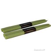 Creative Candles Taper Pair-Desert Olive 7/8X12