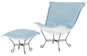 Chicago Textile Puff Chair-Starboard Breeze-Patio