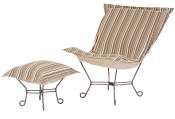 Chicago Textile Puff Chair-Sunfish Stone-Patio