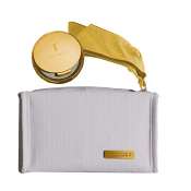 Thymes Goldleaf Compact & Cosmetic Pouch
