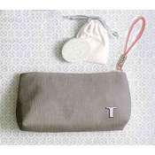 Thymes Kimono Rose Solid Perfume & Cosmetic Pouch