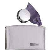 Thymes Lavender Compact & Cosmetic Pouch