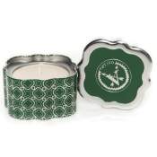 Votivo Candles -Christmas Sage Quatrefoil Tin