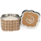 Votivo Candles -Dulce Caramello Quatrefoil Tin
