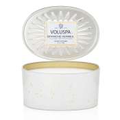 Voluspa Branche Vermeil 2 Wick Decorative Oval Tin