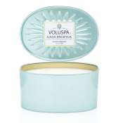 Voluspa Casa Pacifica 2 Wick Decorative Oval Tin