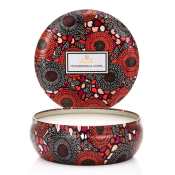 Voluspa Persimmon Copal 3 Wick Candle Tin