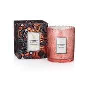 Voluspa Persimmon Copal Tinted Scalloped Candle