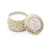 Voluspa Suede Blanc Mini Candle Urn