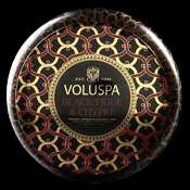Voluspa Black Figue & Chypre 2 Wick Candle Tin