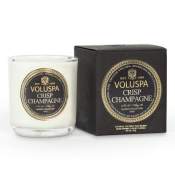 Voluspa Crisp Champagne Boxed Votive in Glass