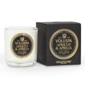 Voluspa Apricot & Aprilia Boxed Votive in Glass