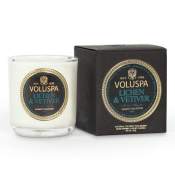 Voluspa Lichen & Vetiver Boxed Votive in Glass