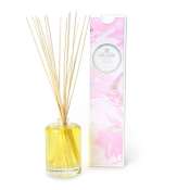 Voluspa Pink Citron diffuser in embossed glass