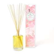 Voluspa Saijo Persimmon diffuser in embossed glass