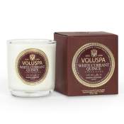 Voluspa White Currant Quince Versailles Boxed Votive in Glass