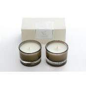 AQUIESSE Luxe Linen 15 Hr Set/2 Votive Candles
