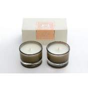 AQUIESSE Island Frangipane 15 Hr Set/2 Votive Candles