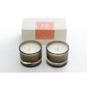 AQUIESSE Ginger Mango 15 Hr Set/2 Votive Candles