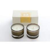 AQUIESSE Mandarin Tea 15 Hr Set/2 Votive Candles