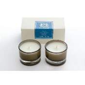 AQUIESSE Moonlit Petals 15 Hr Set/2 Votive Candles