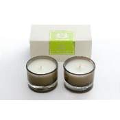 AQUIESSE Pacific Lime Blossom 15 Hr Set/2 Votive Candles
