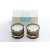 AQUIESSE Shoreline 15 Hr Set/2 Votive Candles