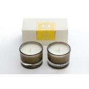 AQUIESSE SunFlower 15 Hr Set/2 Votive Candles