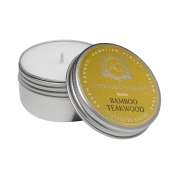 AQUIESSE Bamboo Teakwood Soy 20 Hr Travel Tin Candle