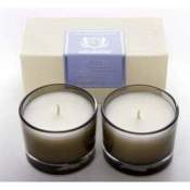 Aquiesse Water Hyacinth Set of Two Votive Candles