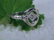 Divine Eye Ring-sterling silver by Ashley Morgan