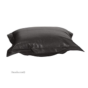 Howard Elliott puff ottoman cover with cushion-Avanti Black