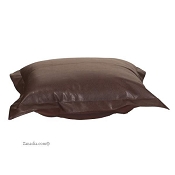 Howard Elliott puff ottoman cover with cushion-Avanti Pecan