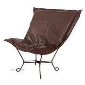 Howard Elliott puff chair-Avanti Pecan