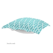 CTC Puff Ottoman replacement cover with cushion-Bahama Breeze-Patio