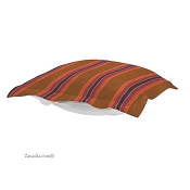 CTC Puff Ottoman replacement cover with cushion-Baja Punch-Patio