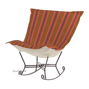 Chicago Textile Puff Rocker-Baja Punch-Indoor