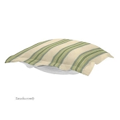 CTC Puff Ottoman replacement cover with cushion-Baja Willow-Patio