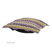 CTC Puff Ottoman replacement cover with cushion-Bolt Eggplant