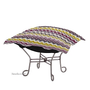 Chicago Textile Puff Ottoman-Bolt Eggplant