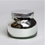 Capri Blue Sheer Peony Silver Metallic