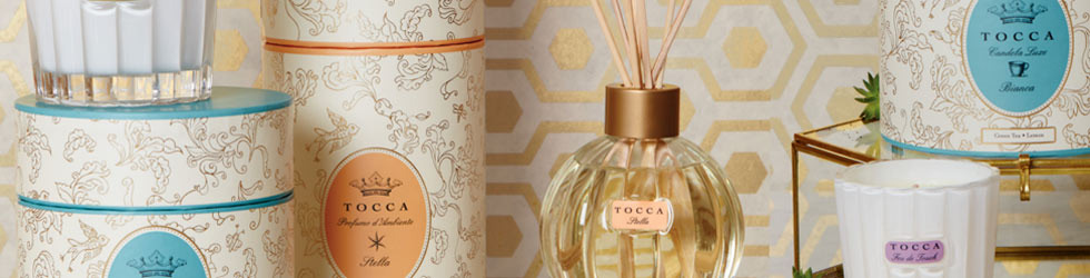 Tocca candles and diffusers