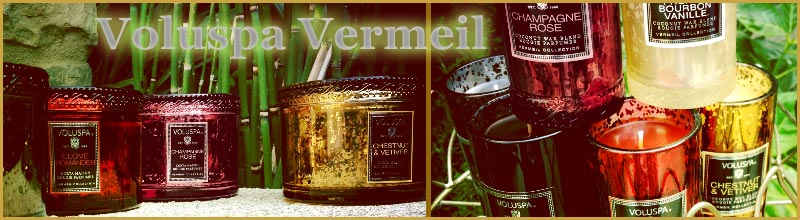 Voluspa Vermeil Glass Candles