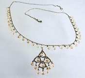 Dana Kellin Champagne CZ Large-Pendant-Sterling Silver-Final Sale