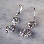 Dana Kellin Double Crystal Drop Earrings