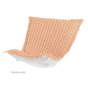 CTC Puff Chair replacement cover with cushion-Geo Tangerine-Patio