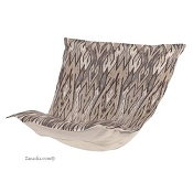 CTC Puff Chair replacement cover with cushion-Ikat Stone